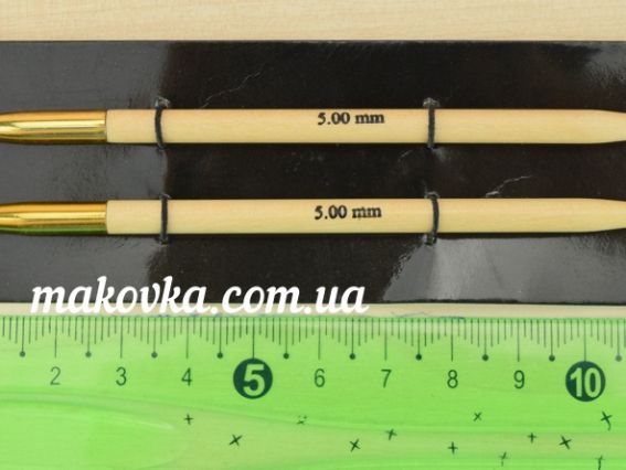 Знімні спиці, розвиваються дерев'яні 35637 Basix Birch Wood KnitPro, довжина 11,6 мм, 5 мм
