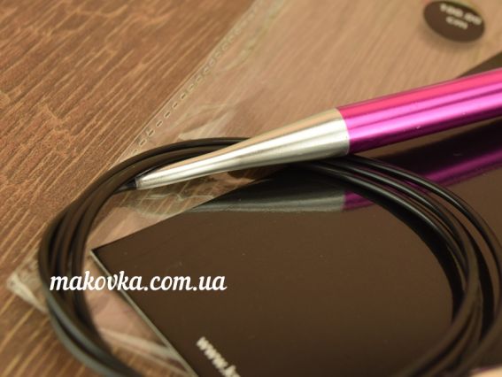 Круговые вязальные спицы Zing KnitPro 47168 длина 100 см, толщина 10 мм