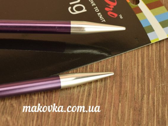 Круговые вязальные спицы Zing KnitPro 47163 длина 100 см, 6мм