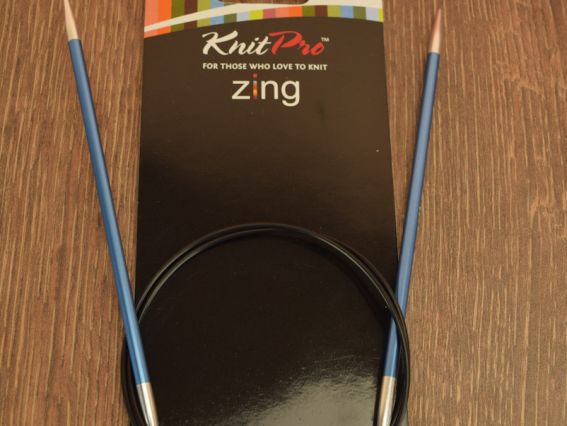 Круговые вязальные спицы Zing KnitPro 47129 длина 80 см, 4,0 мм