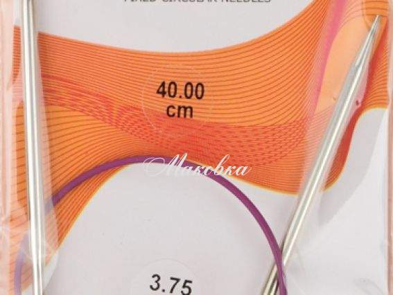 Спиці KnitPro 10352 кругові 3,75 мм нікельовані, 40 см Спиці KnitPro 10352 кругові 3,75 мм нікельовані, 40 см