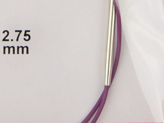 Вязальные спицы KnitPro 10316 круговые 3,25 мм никелированные, длина 60 см 