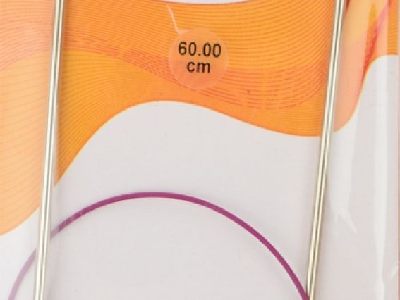 Спицы KnitPro 10314 круговые 3,25 мм никелированные, 60 см Спицы KnitPro 10314 круговые 3,25 мм никелированные, 60 см