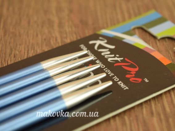 Короткі панчішні в'язальні спиці Zing KnitPro 47009 довжина 15 см, 5шт, №4 мм