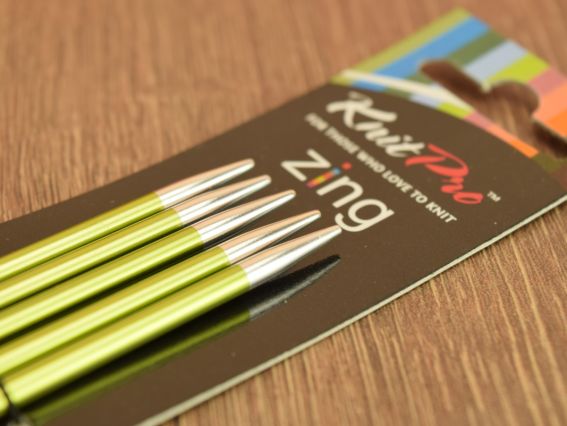 Короткі панчішні в'язальні спиці Zing KnitPro 47007 довжина 15 см, 5шт, №3,5 мм