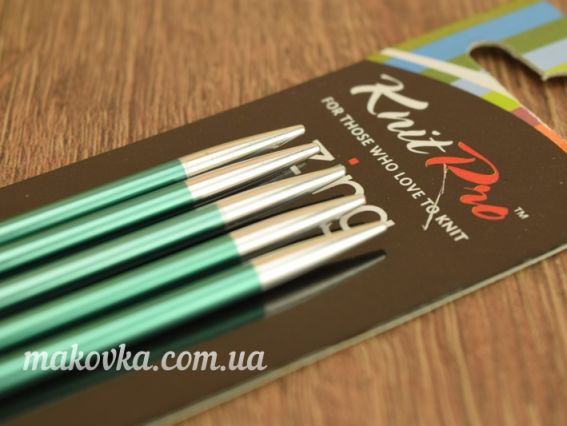 Чулочные вязальные спицы Zing KnitPro 47036 длина 20 см, 5шт, №3,25 мм