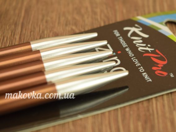 Чулочные вязальные спицы Zing KnitPro 47042 длина 20 см, 5шт, №5,5 мм