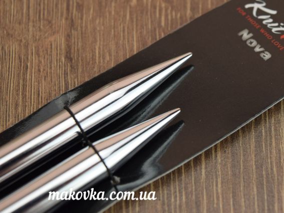 Спиці розкручувальні знімні металеві №10 мм Nova Metal 10410 KnitPro 10410 без кабелю