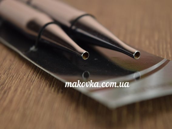 Спиці знімні металеві, що розкручуються №12 мм Nova Metal 10411 KnitPro без кабелю