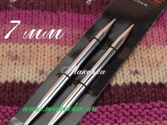 Спицы съемные 7 мм Nova Metal 10407 KnitPro без кабеля Спицы съемные 7 мм Nova Metal 10407 KnitPro без кабеля