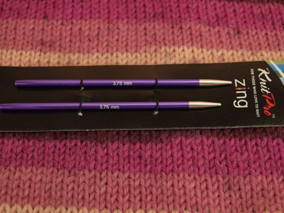 Спицы раскручивающиеся съемные металлические №3,75 мм 47502 Zing KnitPro без кабеля