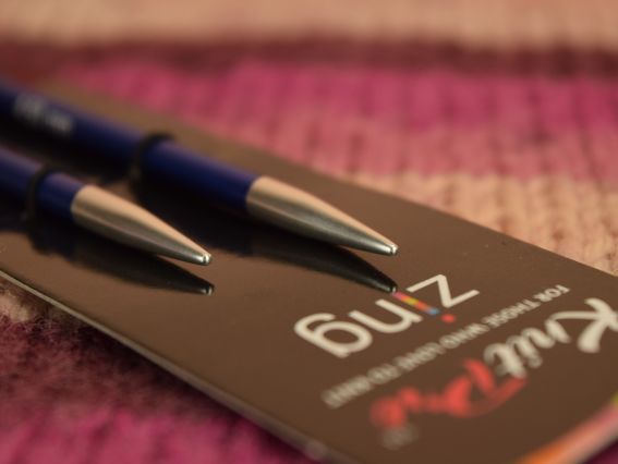 Спиці що розкручуються знімні металеві №4,50 мм 47504 Zing KnitPro без кабелю