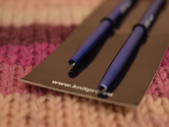 47508 Спицы раскручивающиеся KnitPro Zing без кабеля съемные металлические №6,5 мм 