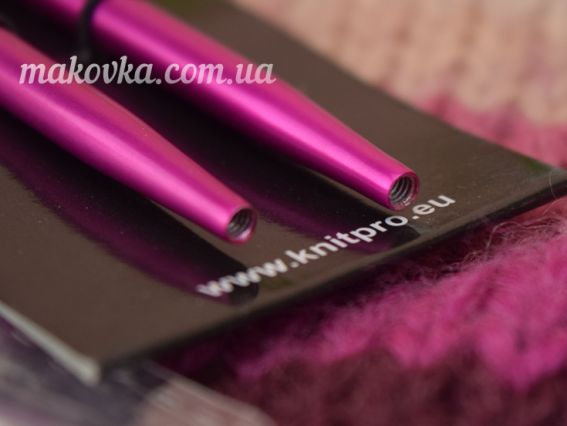 Спицы раскручивающиеся съемные металлические №5 мм короткие Zing KnitPro 47525 без кабеля