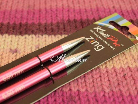 Спиці знімні 6,5 мм Zing KnitPro 47508 без кабелю