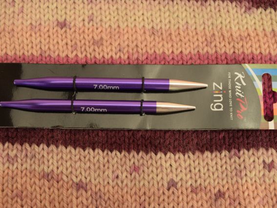 Спиці що розкручуються знімні металеві №7 мм 47509 Zing KnitPro без кабелю