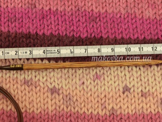 Кругові дерев'янні в'язальні шпиці Ginger KnitPro 31110 довжина 100 см, товщина 4.5 мм