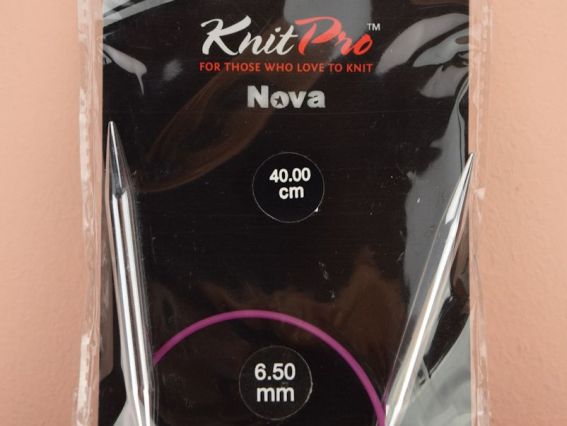 Спиці KnitPro 10358 кругові 6,5 мм нікельовані, 40 см Спиці KnitPro 10358 кругові 6,5 мм нікельовані, 40 см