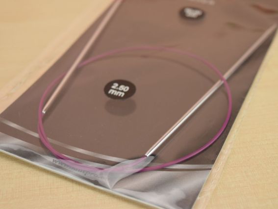 Кругові спиці KnitPro Nova 10312 розмір 2,5 мм нікельовані, довжина 60 см