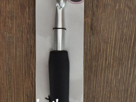 Крючок для вязания  KnitPro 10 мм, алюминиевый 13см, не скользящая черная ручка Soft Grip 30891