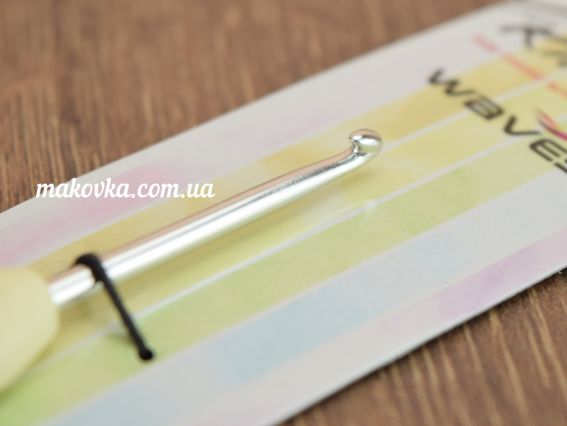 В'язальний гачок KnitPro Waves 30906 , алюмінієвий, довжина 13см, товщина 3,25 мм Ivorine
