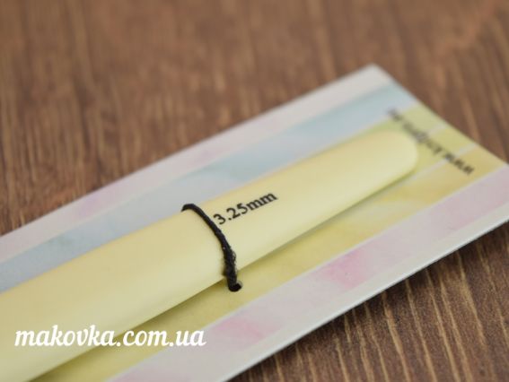 В'язальний гачок KnitPro Waves 30906 , алюмінієвий, довжина 13см, товщина 3,25 мм Ivorine