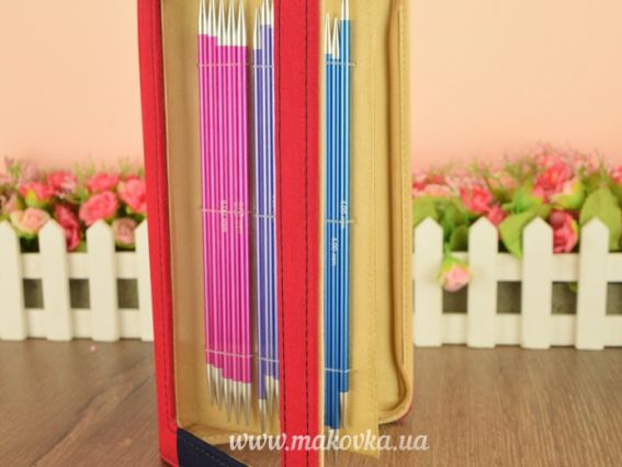 47402 Набор носочных чулочных спиц Socks Kit Zing KnitPro , длина 20см толщина 2,5мм, 3мм, 3,5мм, 4мм, 4,5мм, 5мм