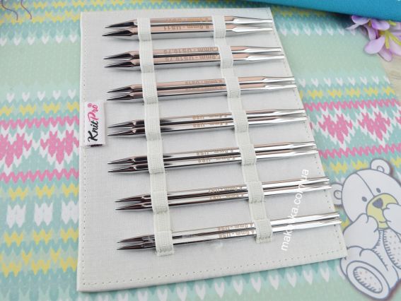 12370 Набор кубических съемных спиц Nova Cubics Deluxe KnitPro (4, 4,5, 5, 5,5, 6, 7, 8мм , поворотные кабели и органайзер)