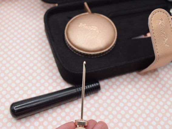 Набор съемных крючков для вязания KnitPro Oasis Starter Set — Rose Gold & Onyx арт. 30981