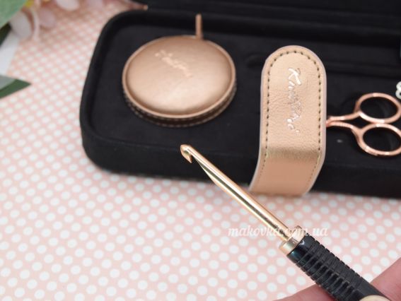 Набор съемных крючков для вязания KnitPro Oasis Starter Set — Rose Gold & Onyx арт. 30981