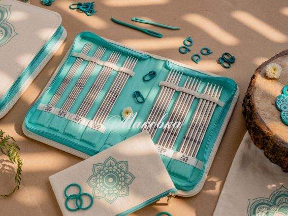 Набір шкарпеткових спиць 36331 Mindful Grateful KnitPro, довжина 15см, №№ 2-5мм