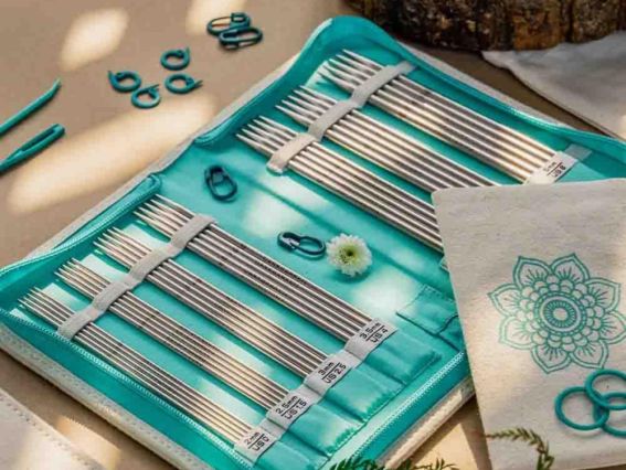 36331 Набір коротких спиць Mindful Grateful KnitPro, довжина 15см, товщина 2 мм, 2.5 мм, 3 мм, 3.5 мм, 4 мм, 4.5 мм, 5 мм для шкарпеток