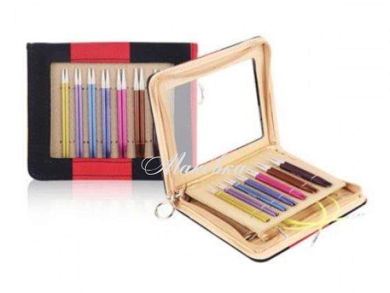 Набор съемных УКОРОЧЕННЫХ спиц 47404 Deluxe Set Zing KnitPro , номера №№3,5-6 мм и кабели Набор съемных УКОРОЧЕННЫХ спиц 47404 Deluxe Set Zing KnitPro , номера №№3,5-6 мм и кабели