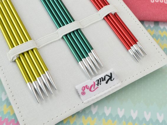 47422 Набор носочных чулочных спиц Zing KnitPro , длина 20см толщина №2,5мм, 3мм, 3,5мм, 4мм, 4,5мм, 5мм