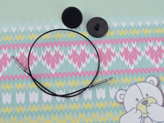 47425 Набор съемных укороченных спиц с поворотными кабелями (3.5; 4; 4,5; 5; 5,5; 6, 7 и 8мм) Zing KnitPro