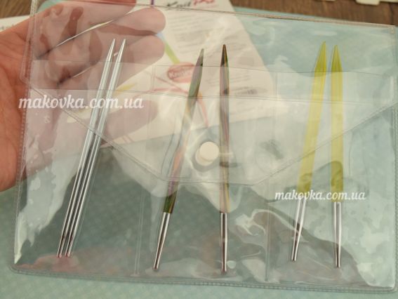 20621 Набір змінних спиць Для початківців-1 KnitPro, Nova Metal 4.00 мм, Symfonie Wood 5.00 мм і Spectra Acrylic 6.00 мм