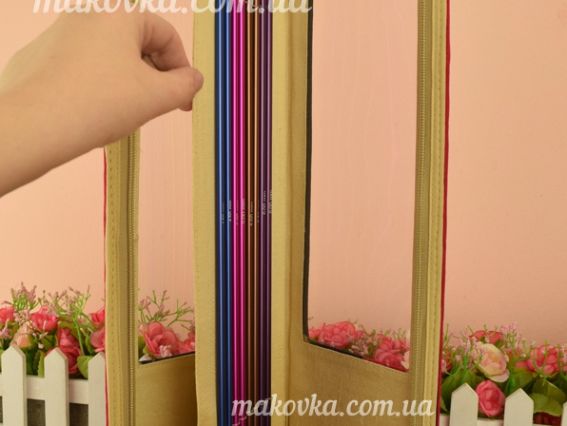 Набор вязальных прямых спиц 47406 Zing KnitPro , длина 30см, толщина №№2,5-6мм в органайзере