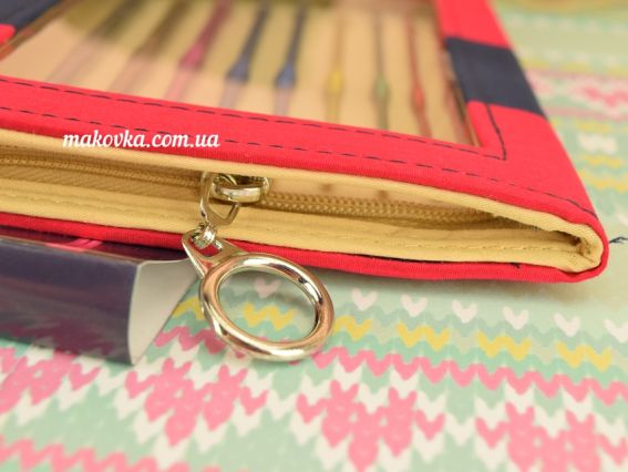 47480 Набор алюминиевых крючков для вязания Single Ended, Zing Crochet set KnitPro (№№ 2-6) в органайзере