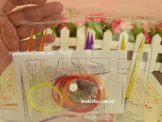 Multi-Colored Spectra Flair Acrylic KnitPro Набір знімних акрилових спиць для початківців 50616
