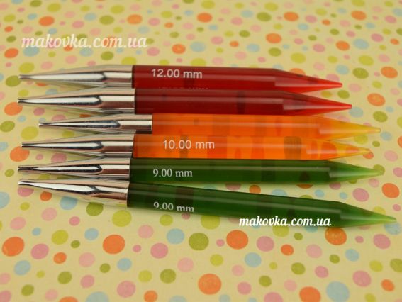 Набір знімних акрилових спиць Chunky Multi-Colored Spectra Flair Acrylic KnitPro 50617