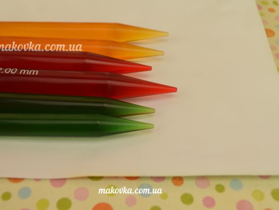 Набір знімних акрилових спиць Chunky Multi-Colored Spectra Flair Acrylic KnitPro 50617