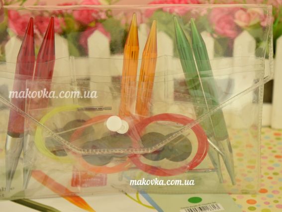 Набір знімних акрилових спиць Chunky Multi-Colored Spectra Flair Acrylic KnitPro 50617