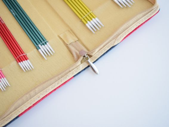 47401 Набор коротких носочных чулочных спиц Socks Kit Zing DPN set KnitPro, длина 15см, толщина №№ 2мм, 2,5мм, 3мм, 3,5мм, 4мм