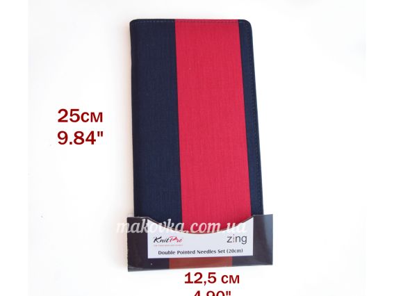 47402 Набор носочных чулочных спиц Socks Kit Zing KnitPro , длина 20см толщина 2,5мм, 3мм, 3,5мм, 4мм, 4,5мм, 5мм