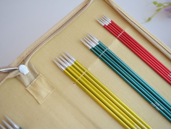 47402 Набор носочных чулочных спиц Socks Kit Zing KnitPro , длина 20см толщина 2,5мм, 3мм, 3,5мм, 4мм, 4,5мм, 5мм