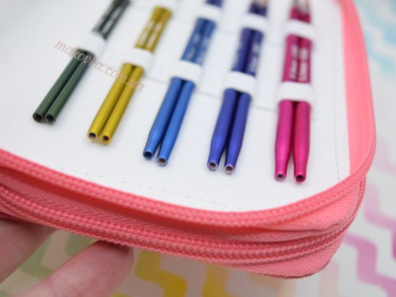 Набор съемных спиц с поворотными кабелями (3, 3.5; 4; 4,5; 5мм) 47424 Zing KnitPro