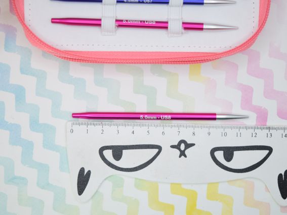 Набор съемных спиц с поворотными кабелями (3, 3.5; 4; 4,5; 5мм) 47424 Zing KnitPro