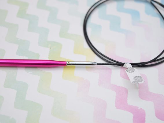 Набор съемных спиц с поворотными кабелями (3, 3.5; 4; 4,5; 5мм) 47424 Zing KnitPro