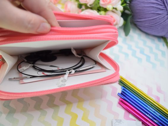 Набор съемных спиц с поворотными кабелями (3, 3.5; 4; 4,5; 5мм) 47424 Zing KnitPro