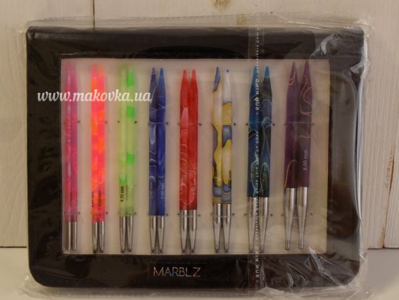 Набір знімних спиць MARBLZ Deluxe №№ 3,5-8мм KnitPro 71506